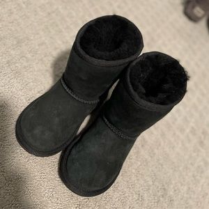 UGG black toddler boots